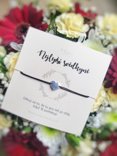 "Nejlepší svědkyně?" srdíčko Ag925/1000